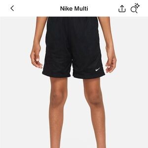 Nike Kids Black Mesh Shorts